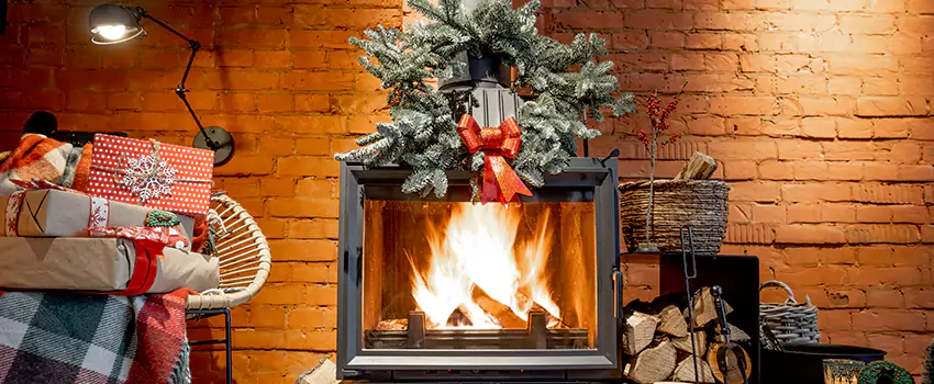 Travis Industries Linear Gas Fireplace Installation in McKinleyville, California