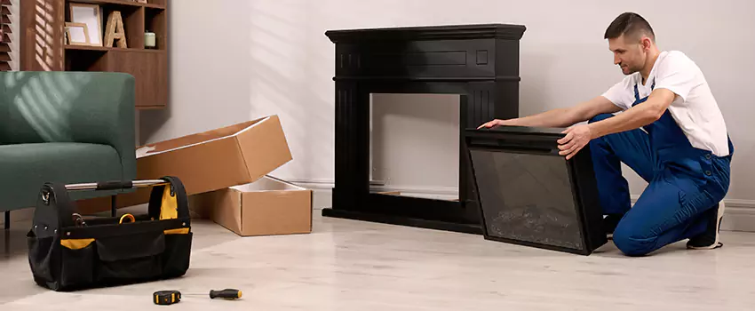 Old Rusted Metal Fireplace Repair And Replacement in McKinleyville, CA